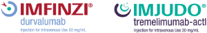 IMFINZI® (durvalumab) and IMJUDO® (tremelimumabactl) Logos
